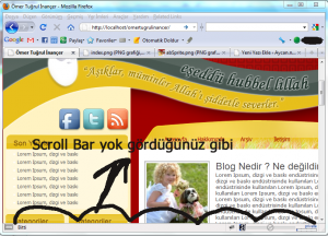 Css’de Width:100% problemi , scroll’un çıkmaması